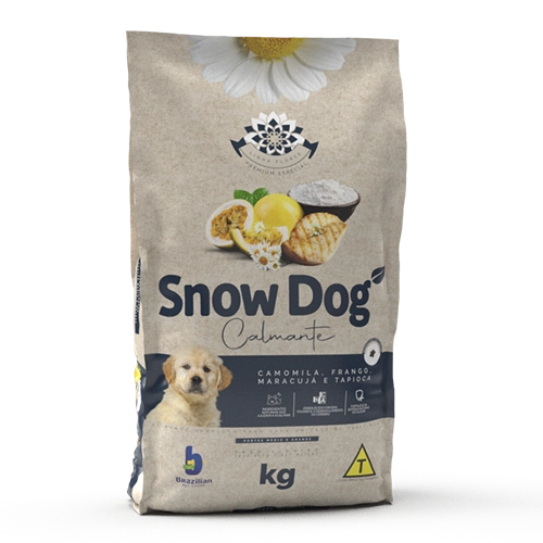 Snow Dog Flores - Filhote Calmante (Portes Médio e Grande)
